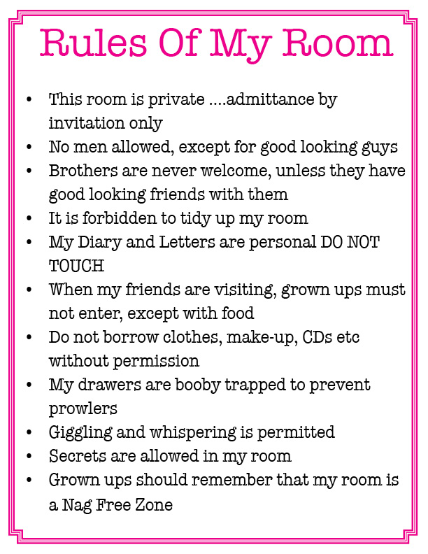 rules of my roomgirls
